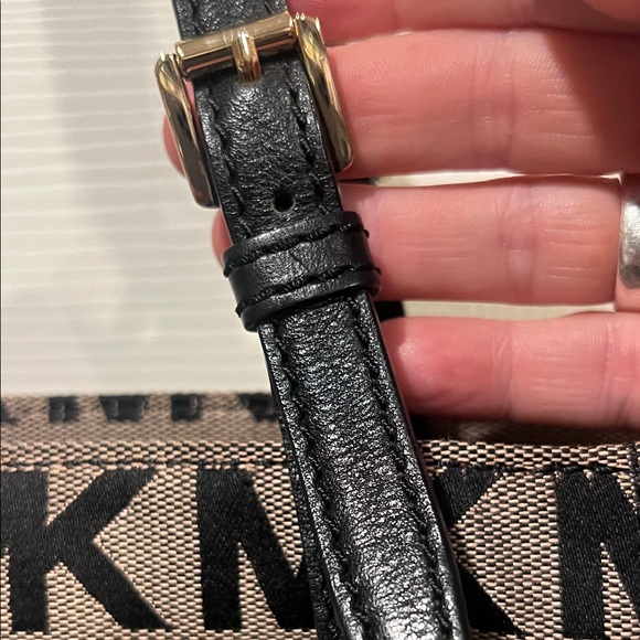 Michael Kors Brown and Tan Logo Tote - Picture 6 of 16